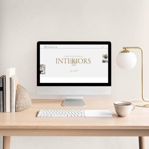 Interiors By Thalia Branding, Website, Social Media