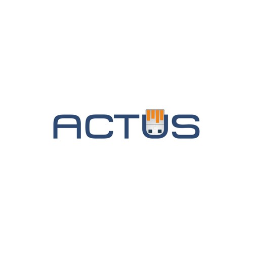 Actus Memory logo for a world class flash manufacturing firm in Taiwan