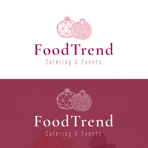 Elegant concept logo for Catering & Events