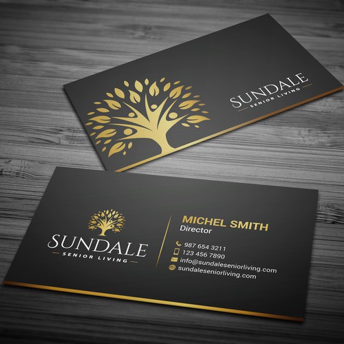 Business card contest winner