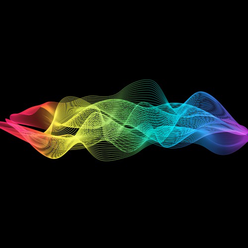 Abstract Rainbow Shape