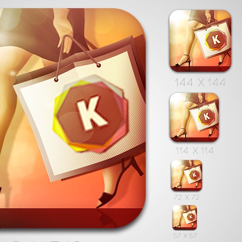 Icon Design for iOS Fashion Kaleidoscope