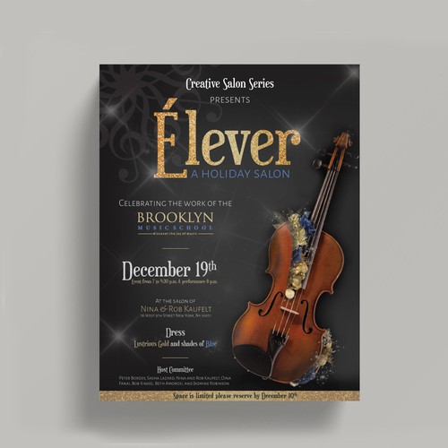 Poster design - Élever 