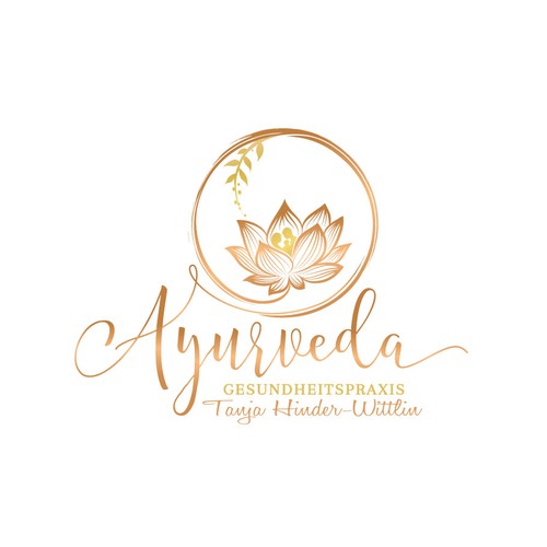 Logo designed for a Naturapathist-who support people to stay in balance with Ayurvedic treatments.....