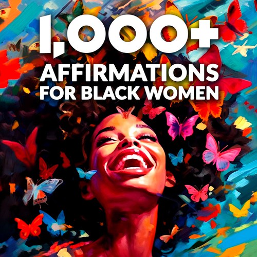 1.000 Affirmations for Black Women - Book cover Illustration 