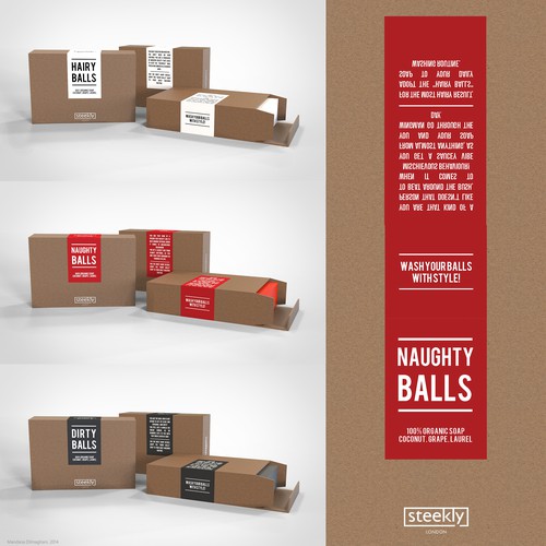 Create simple and minimalistic "Apple alike" packaging for 100% Organic Soap