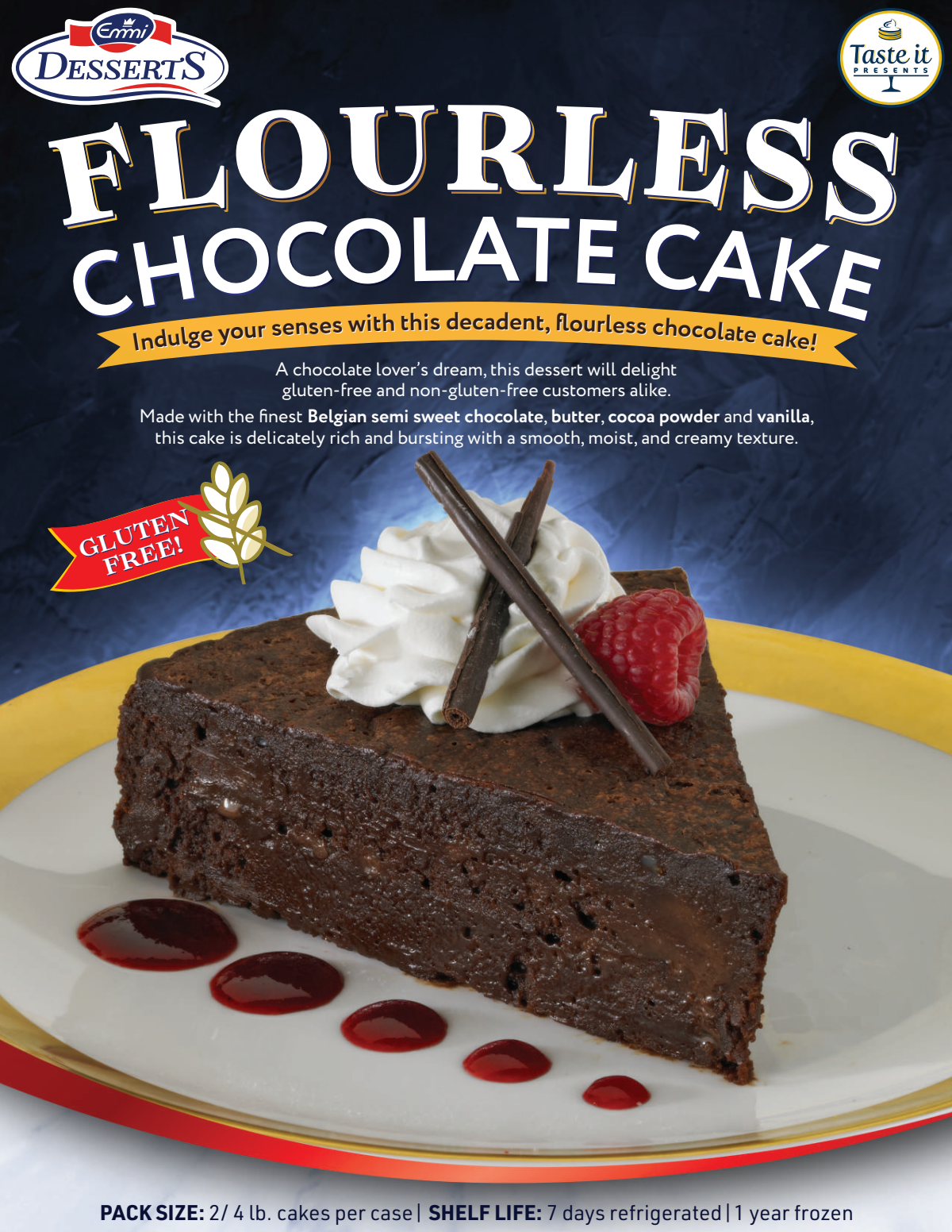 (2024) 10" Flourless Chocolate Cake POS Re-vamp