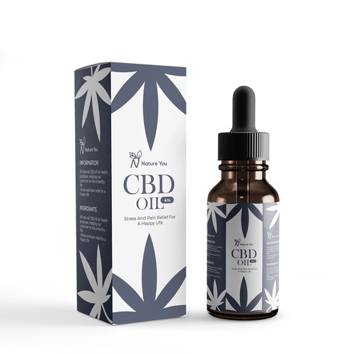 CBD Oil Packaging design