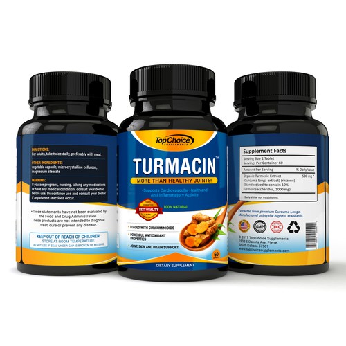 Supplement Bottle Label