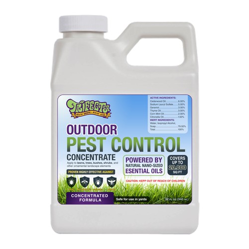 Essential Oil Based YARD SPRAY Pest Control Label