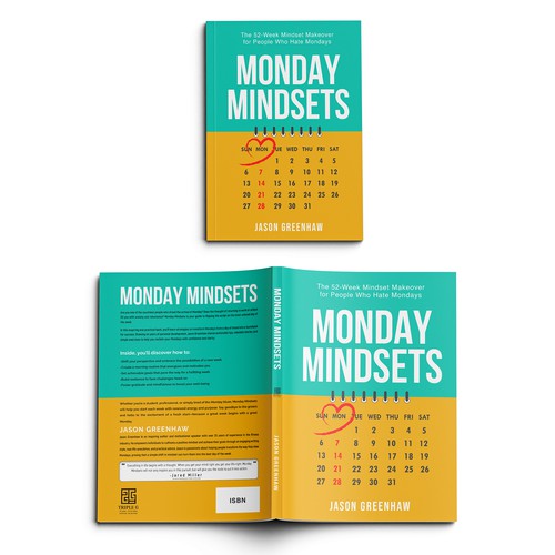 MONDAY MINDSETS, Motivational Book Cover Design