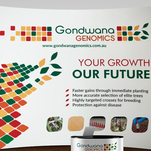Help us standout! cutting edge Genetics company. Temporary Wall and Banner