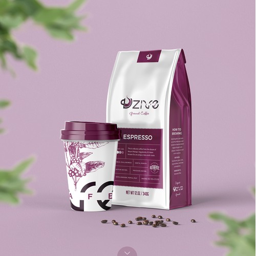 Dzive Coffee Shop Packaging Concept