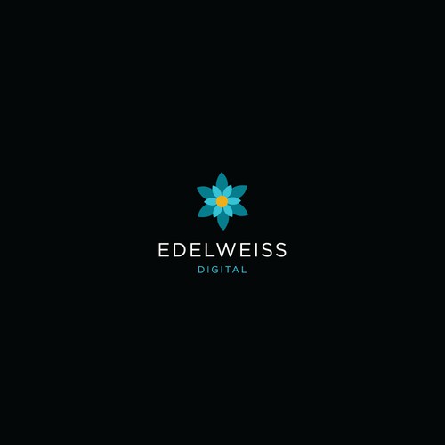 Modern, sophisticated and mature logo for Edelweiss Digital
