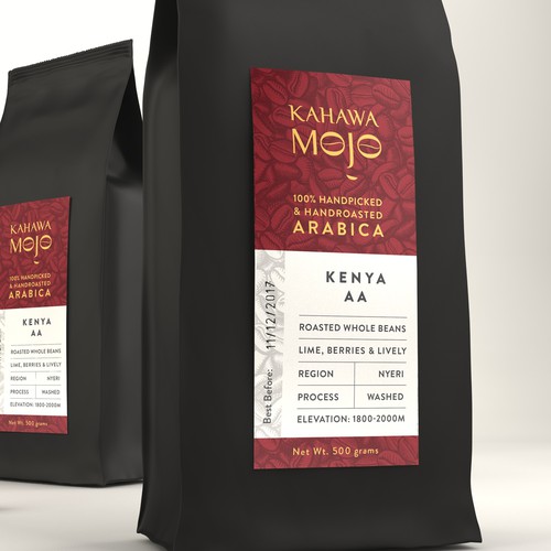Kahaw Mojo Label