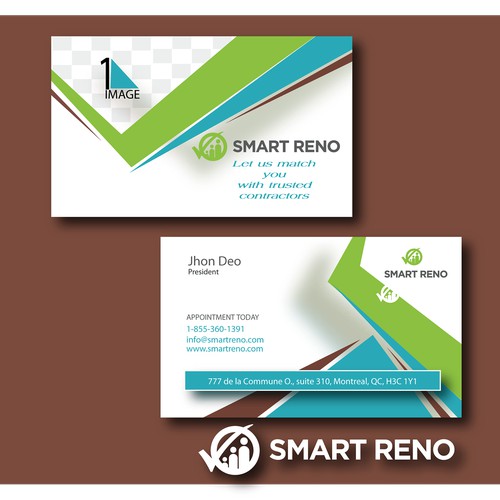 Smart reno business card