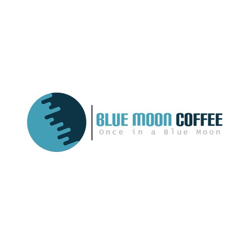 Logo concept for Blue Moon Coffee