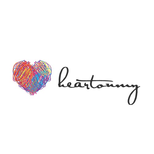 Heartonmy logo design