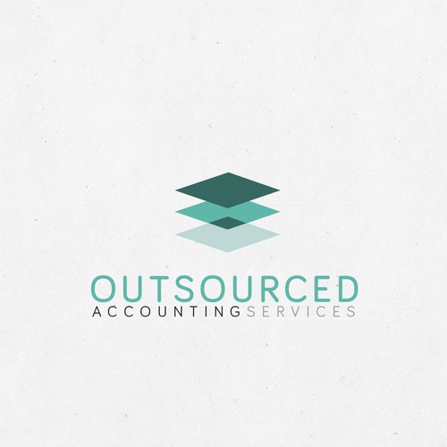 Business card for accounting outsourcing company