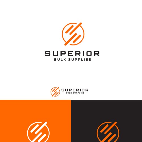 Superior bulk supplies logo design