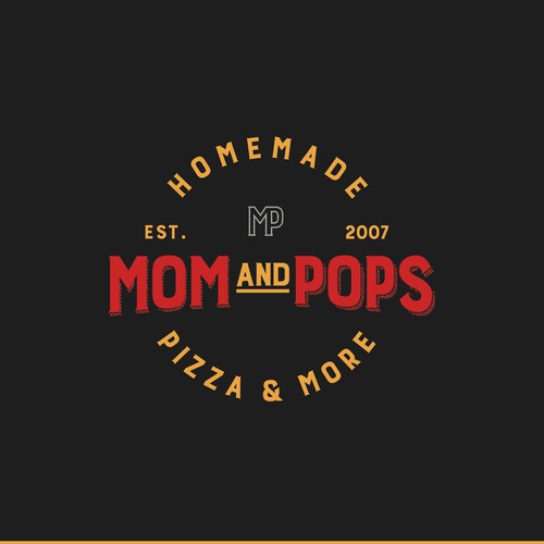 Bold Logo For Pizza Home