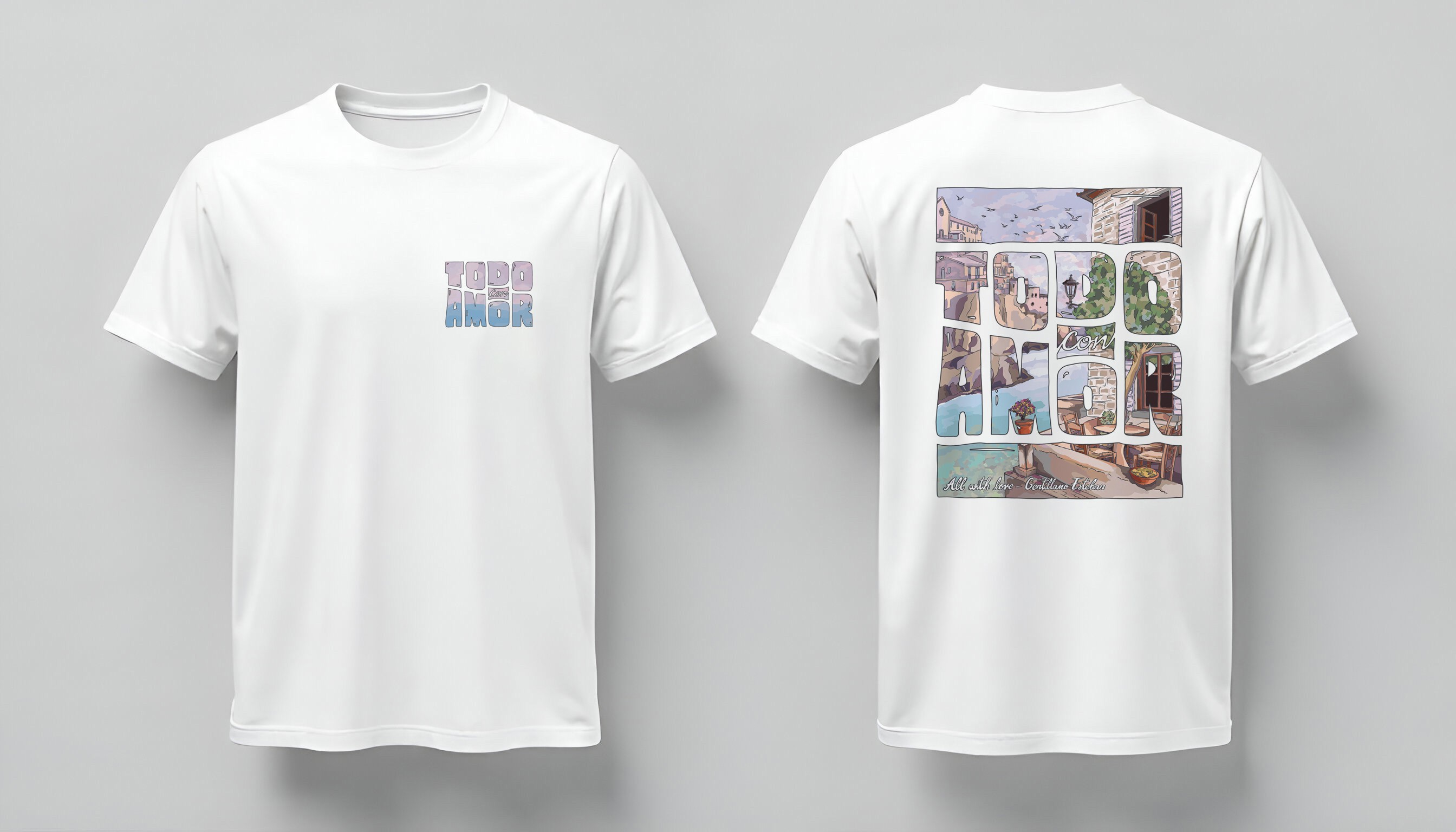 A Soulful & Mediterranean T-Shirt Design