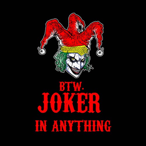 joker tshirt back