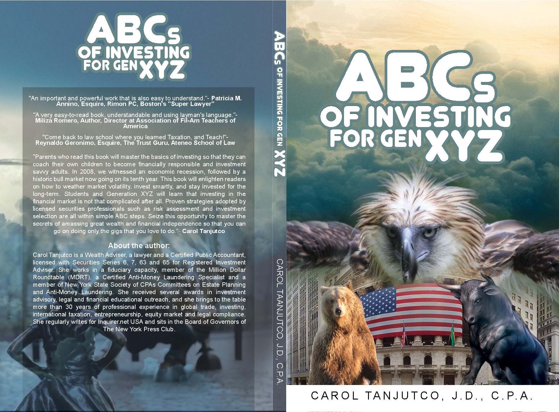 Book cover gig for savvy millennial investors