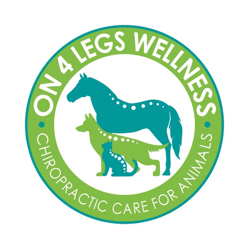 Concept Logo for On 4 Legs Wellness