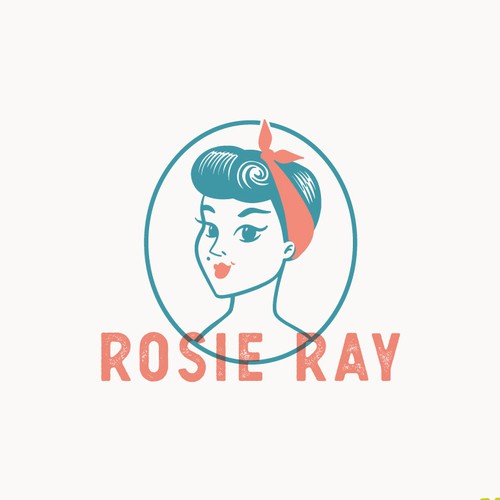 Vintage Rockabilly Girl Logo