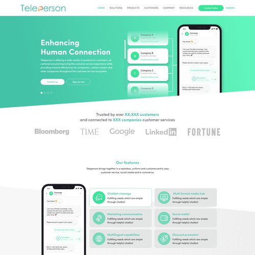 Teleperson website