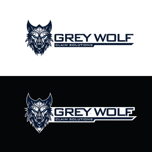 Logo design for "GREY WOLF"