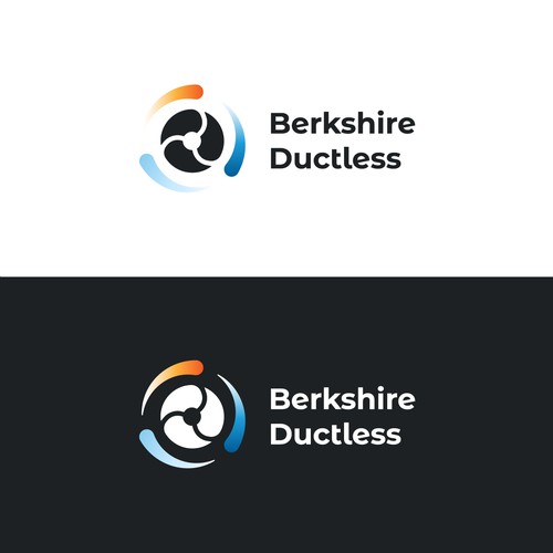Logo for ductless mini splits for heating and cooling in houses