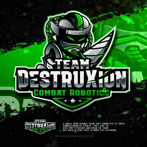 High School Combat Robotics Team needs SUPER COOL logo