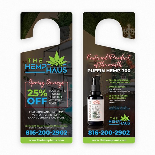 The Hemp Haus Door Hanger