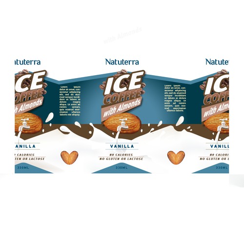 Packaging Design for Natuterra Almond Milk