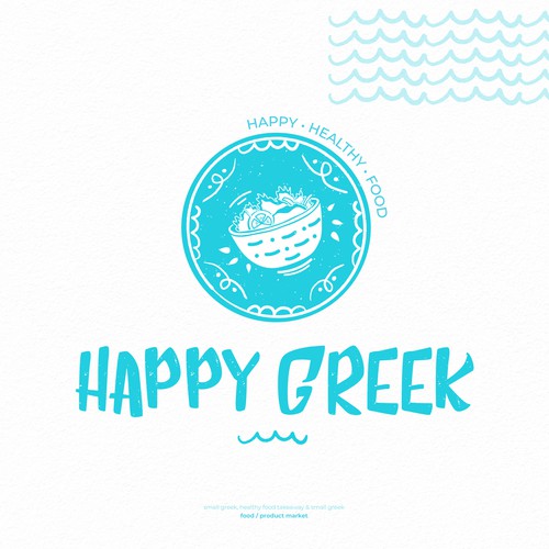 logo concept for Greek Takeaway