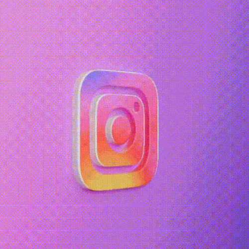 Instagram Logo Inflate Animation