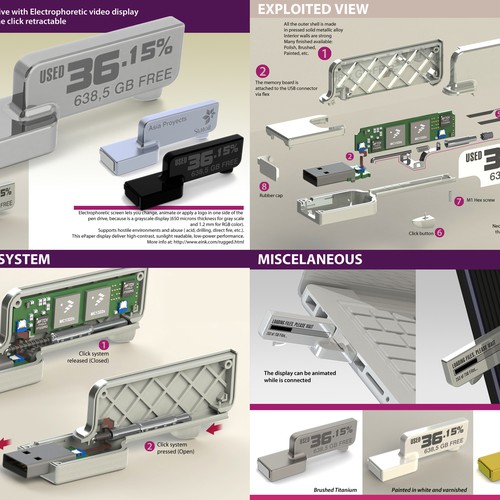 Create a Stylish Industrial Design For USB Drive