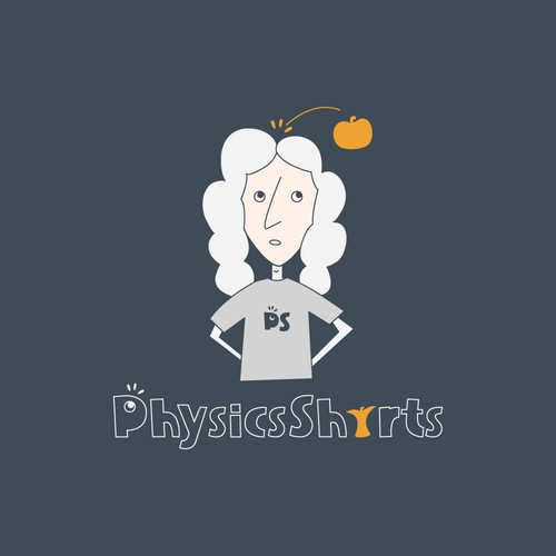 Logo concept for physics themed T-shirts