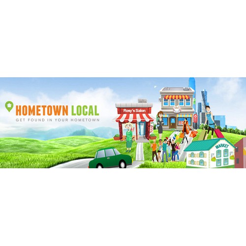 Create a new Facebook cover page for HometownLocal.com