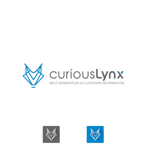 Modern & contemporer CuriousLynx  logo concept