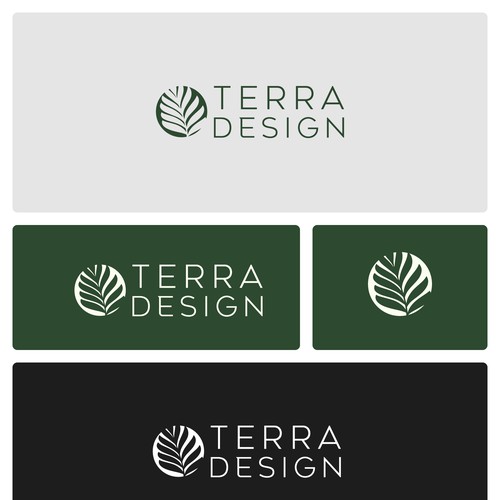 Bold logo for garden design