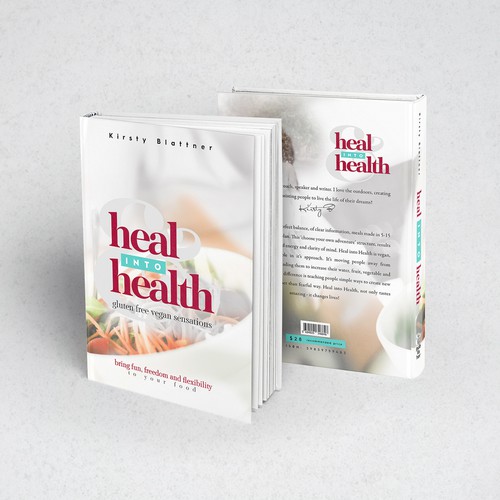 Healthy recipes book cover