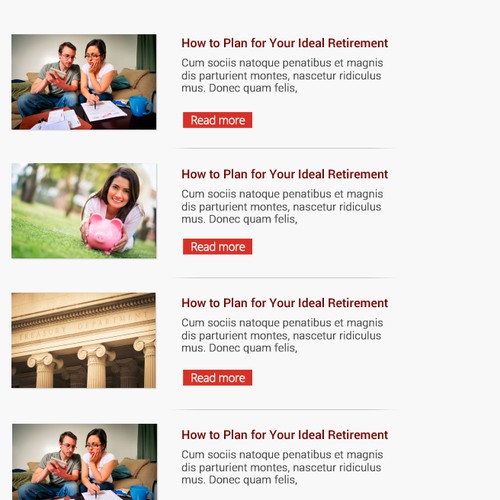 EconomyWatch.com Email Newsletter Design