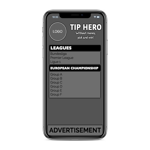 TipHero app design