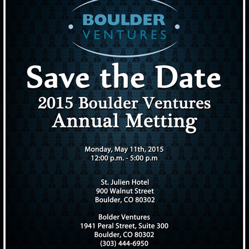 Design a Save the Date for Annual Meeting