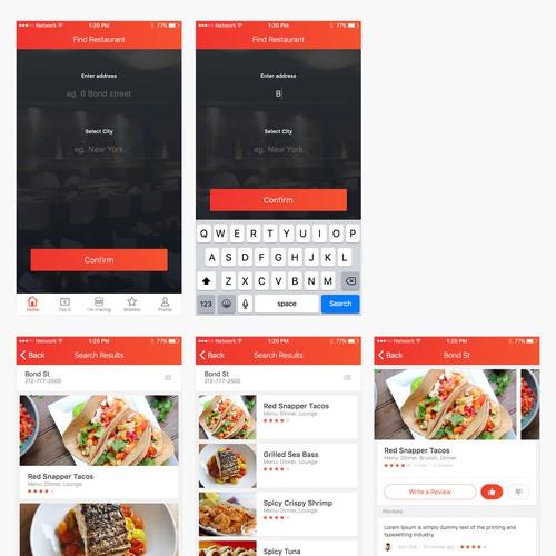 Eatopia App Redesign