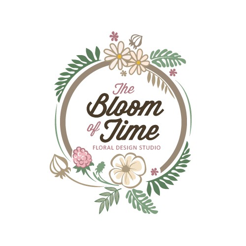 Nature-Inspired Logo for High-End Wedding Florist