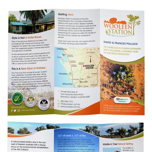 Wooleen Station Trifold Brochure